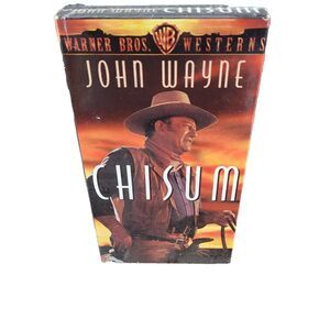 Chisum (VHS, 1997, Warner Bros. Westerns Collection) John Wayne New Sealed